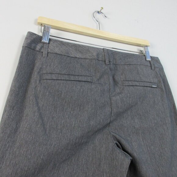 Eddie Bauer Voyager Ankle Pants Women 10 Grey Stretch Casual Travel Office 242 - Picture 7 of 12